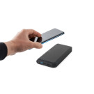 Power bank de ABS reciclado con carga inalámbrica 10000 mAh