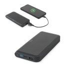 Power bank de ABS reciclado con carga inalámbrica 10000 mAh