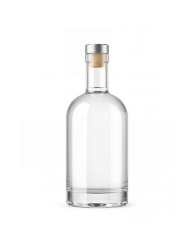 Botella de cristal tipo licor 750ml