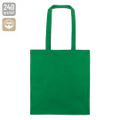 Bolsa de algodón asa larga 240 gr/m2 | Bolsa Ecológica 240 gr