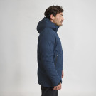 Parka de Soft Shell acolchada con capucha fija ajustable