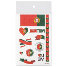 Pack 100 tatuajes temporales de España y otros países