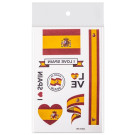 Pack 100 tatuajes temporales de España y otros países