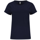 Camiseta con dobladillo negra | Camiseta casual en color negro