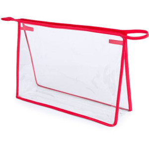 Neceser de PVC con ribete | Neceser transparente con ribete 2