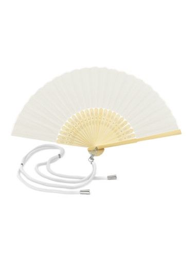 Abanico de bambú con cuerda ajustable