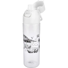 Botella de tritán transparente con tapón a color 750 ml