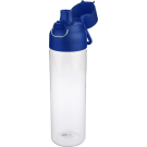 Botella de tritán transparente con tapón a color 750 ml