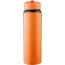 Botella de acero inoxidable reciclado con tapa y pajita 500 ml