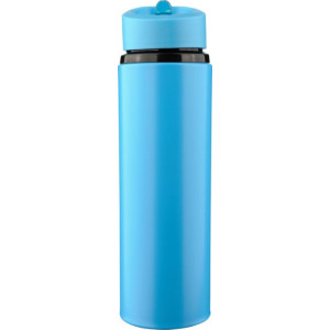 Botella de acero inoxidable reciclado con tapa y pajita 500 ml