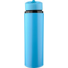 Botella de acero inoxidable reciclado con tapa y pajita 500 ml