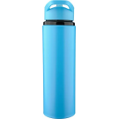 Botella de acero inoxidable reciclado con tapa y pajita 500 ml