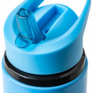 Botella de acero inoxidable reciclado con tapa y pajita 500 ml