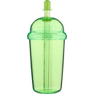 Vaso reutilizable de RPET con tapa y pajita 500 ml