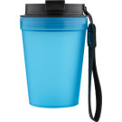 Vaso de plástico duro transparente con tapa 350 ml