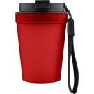 Vaso de plástico duro transparente con tapa 350 ml