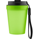 Vaso de plástico duro transparente con tapa 350 ml