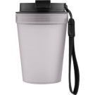 Vaso de plástico duro transparente con tapa 350 ml