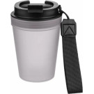Vaso de plástico duro transparente con tapa 350 ml