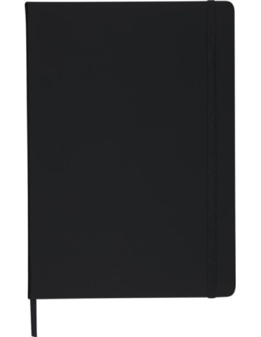 Cuaderno A4 de PU reciclado con banda elástica