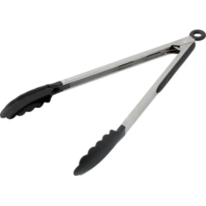 Pinzas para barbacoa de acero inoxidable y nailon