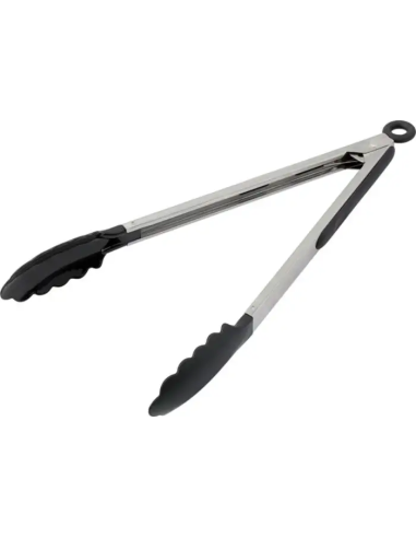 Pinzas para barbacoa de acero inoxidable y nailon