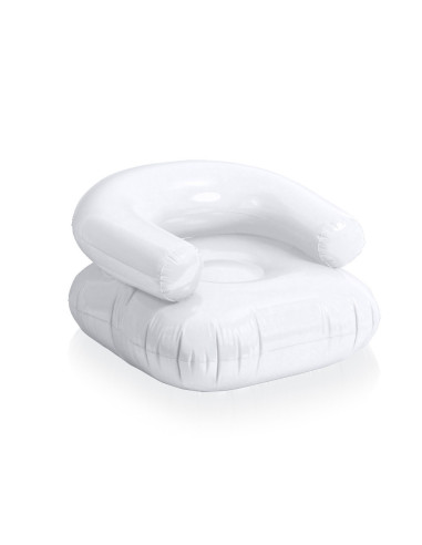 Sillón hinchable con respaldo