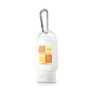 Protector solar SPF30 con mosquetón