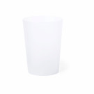 Vaso de plástico traslúcido acabado frosted 500ml