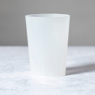 Vaso de plástico traslúcido acabado frosted 500ml