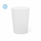 Vaso de plástico traslúcido acabado frosted 500ml
