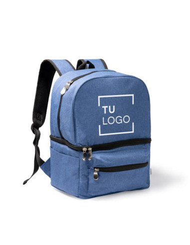 Mochila nevera de RPET con doble compartimento