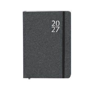 Agenda diaria A5 de cartón reciclado con distintivo Eco 2