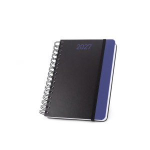Agenda diaria A5 de papel reciclado con anillas y acabado mate 2