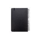 Agenda diaria A5 de papel reciclado con anillas y acabado mate