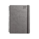 Agenda semanal B5 de cuero reciclado con anillas