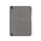 Agenda semanal B5 de cuero reciclado con anillas