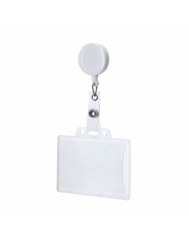 Identificador rígido con lanyard extensible