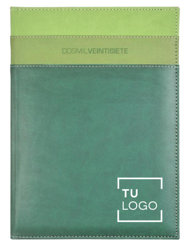 Agenda diaria económica verde Banda