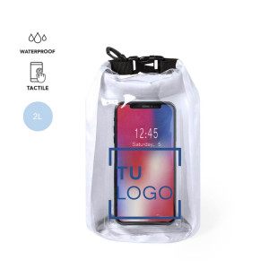 Bolsa impermeable de 2L con ventana transparente