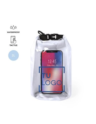 Bolsa impermeable de 2L con ventana transparente