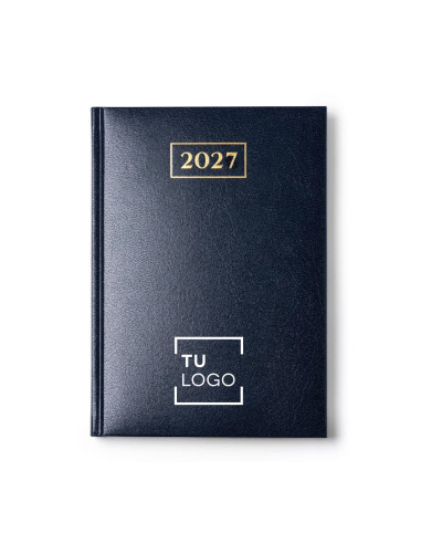 Agenda diaria B5 de polipiel acolchada