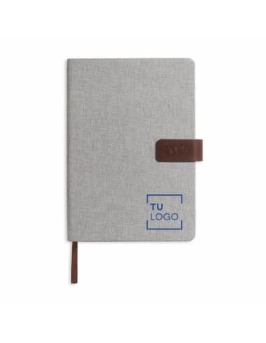 Agenda de Lino Personalizada | Formato A5 | Cierre Magnético