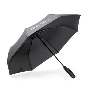 Paraguas plegable automático Ø98 con mango mosquetón