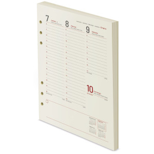 Recambio para Agenda Semana / Vista | AGENDAS PERSONALIZADAS