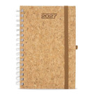 Agenda de Corcho con Anillas