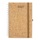 Agenda de Corcho con Anillas