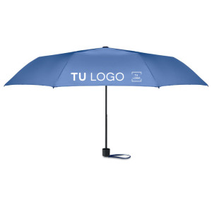 Paraguas plegable de rPET antiviento Ø 100cm con bolsa shopper