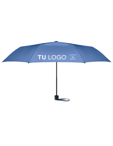 Paraguas plegable de rPET antiviento Ø 100cm con bolsa shopper
