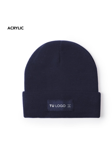 Gorro de punto elástico de doble capa